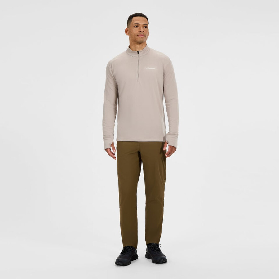 männer ivyhill half zip top - grey berghaus