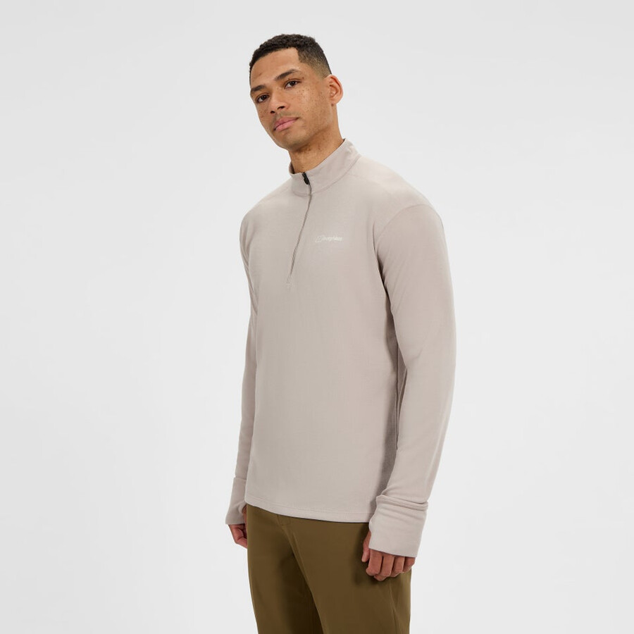 männer ivyhill half zip top - grey berghaus