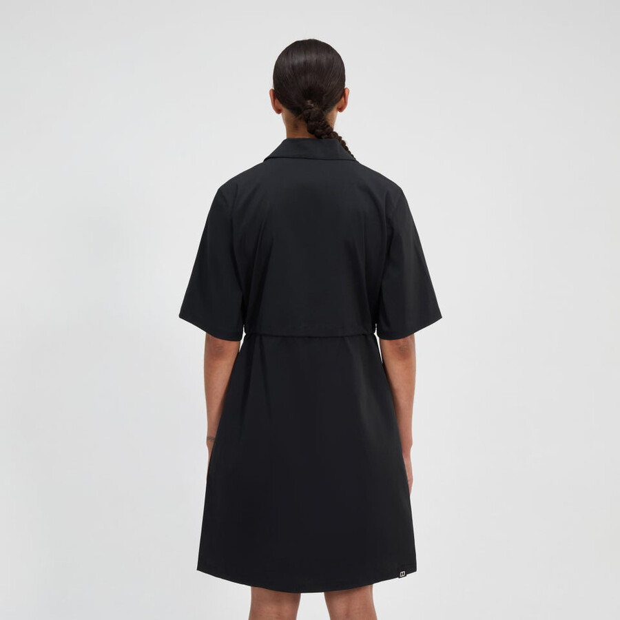 frauen explorer kleid - schwarz berghaus