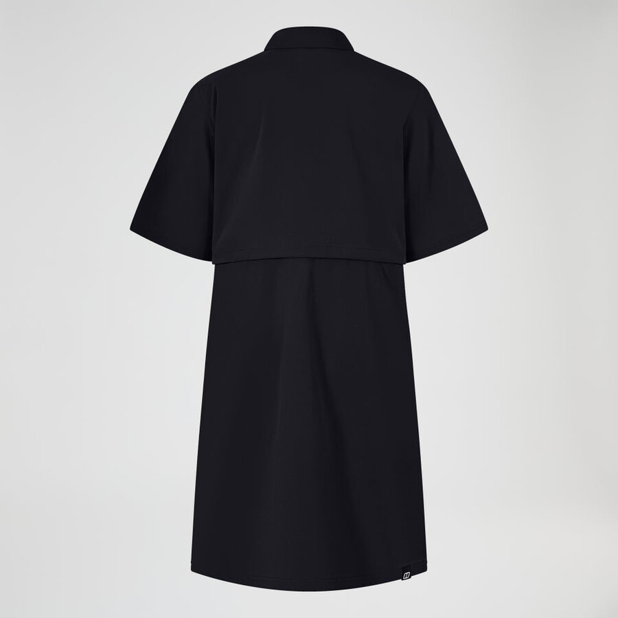 frauen explorer kleid - schwarz berghaus