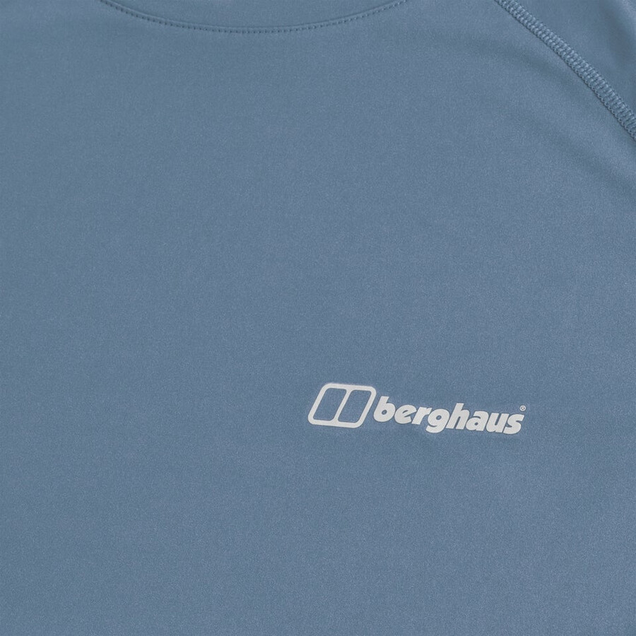 frauen demleby tech tee - blue berghaus